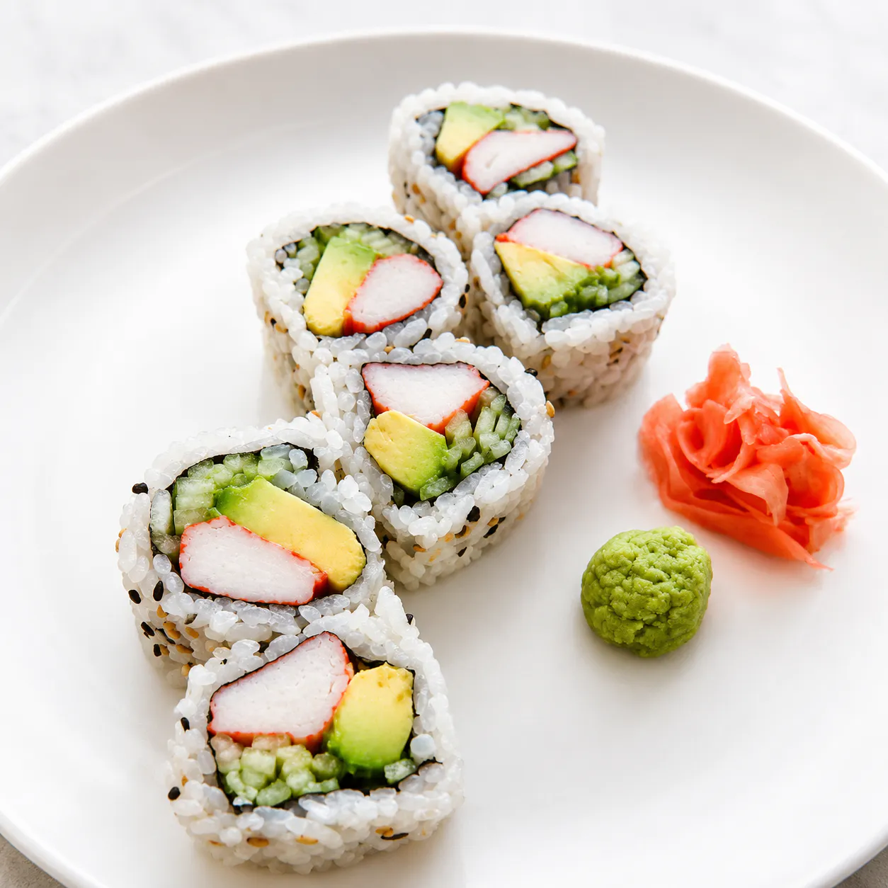 California Roll at Tokyo Express, Japanese Restaurant in Elmwood Park